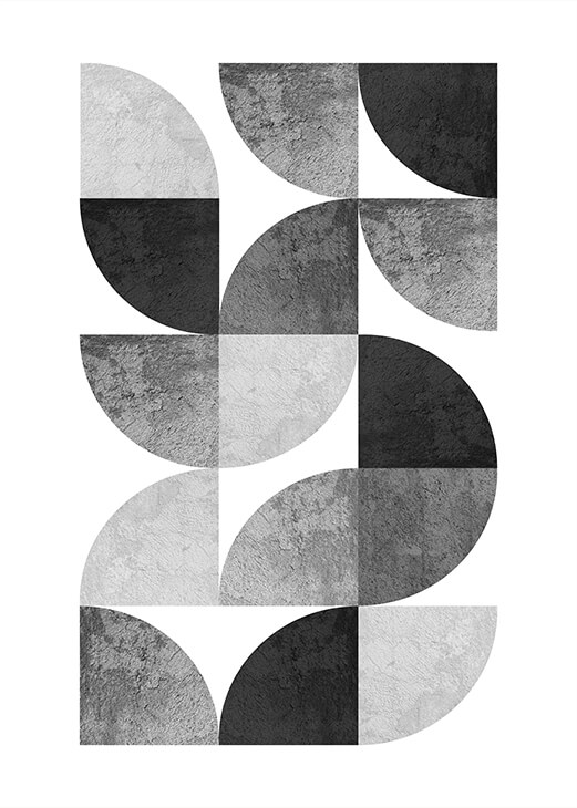 Körminták geometriai poszter