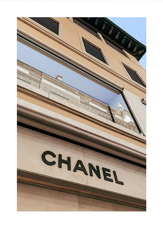 Chanel üzlet életstílus divat poszter