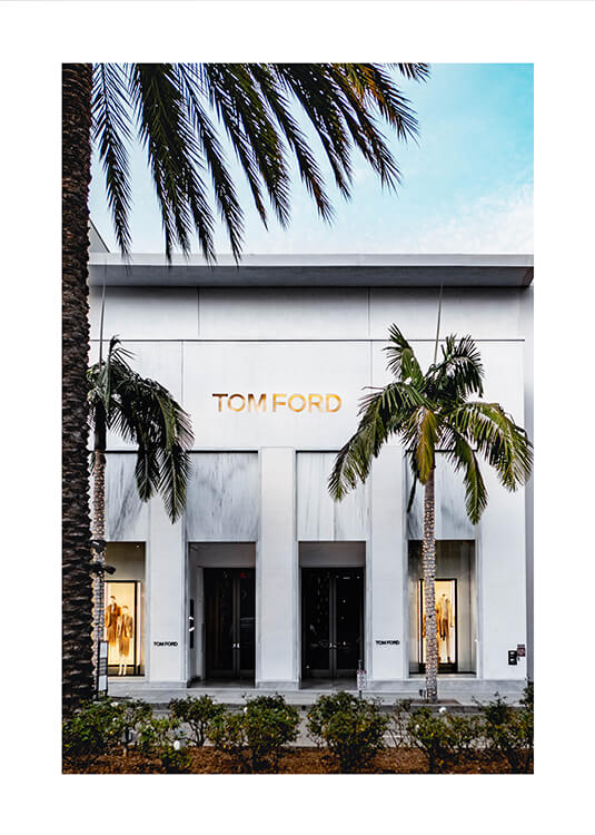 Tom Ford üzlet életstílus divat poszter