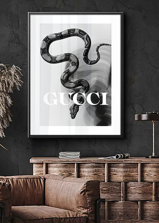 Gucci kígyó életstílus divat poszter
