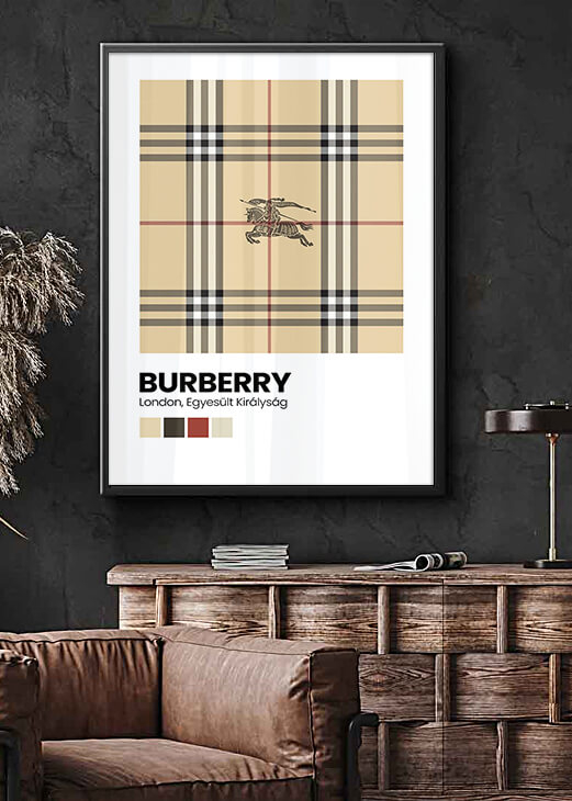 Márkák - Burberry életstílus divat poszter