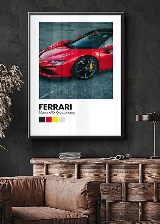 Márkák - Ferrari életstílus fotó poszter