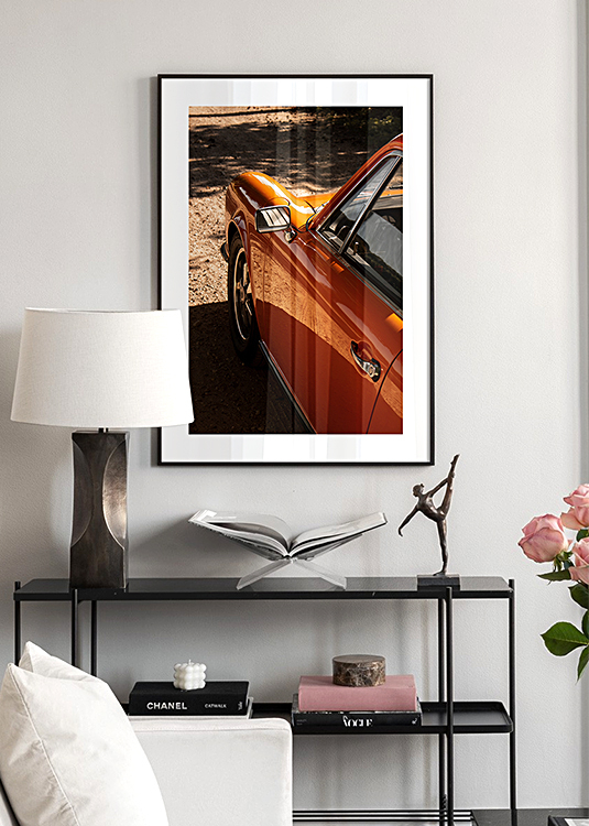 Narancs autó életstílus fotó poszter