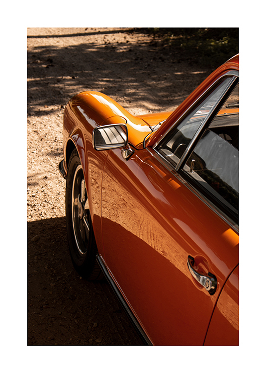 Narancs autó életstílus fotó poszter