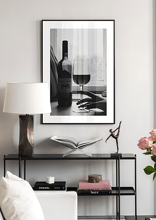 Egy pohár bor életstílus fotó poszter