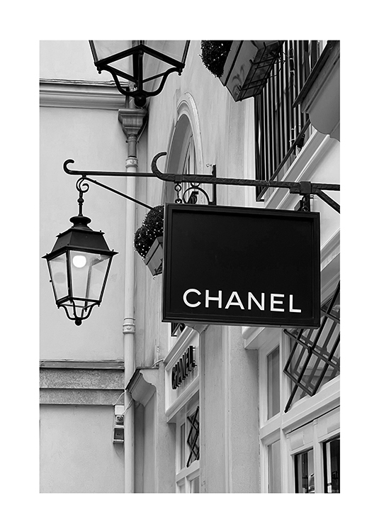 Chanel életstílus divat poszter