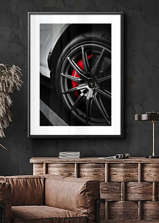 Lamborghini felni - autós fotó poszter