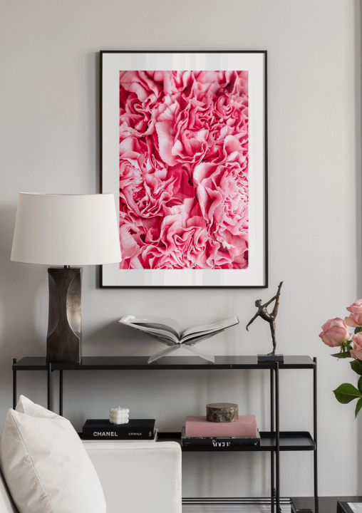 Rózsaszín szirmok - virág fotó poszter