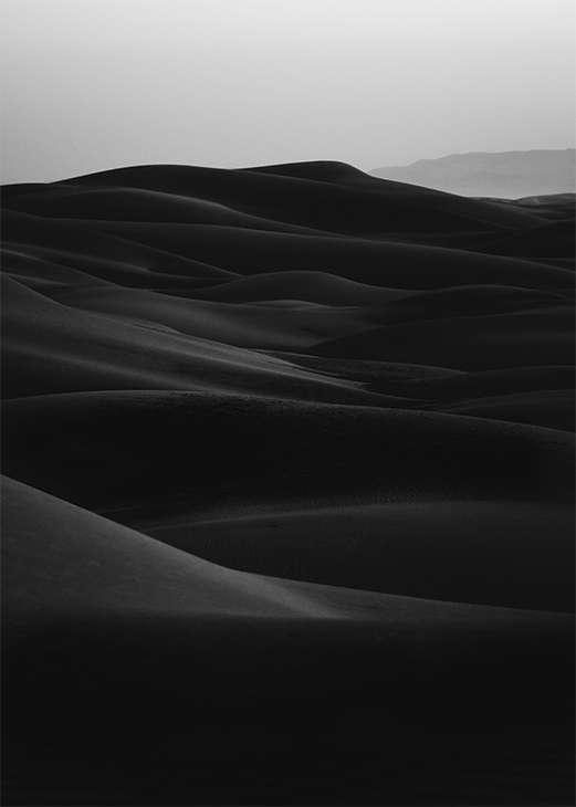 Sötét sivatag fotó poszter
