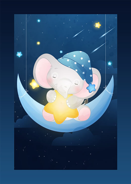 Jó éjt - Fáni gyermek poszter