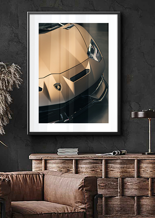 Lamborghini - arany életstílus fotó poszter