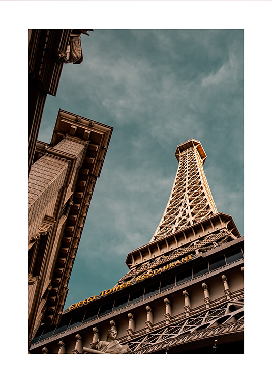 Eiffel torony étterem fotó poszter
