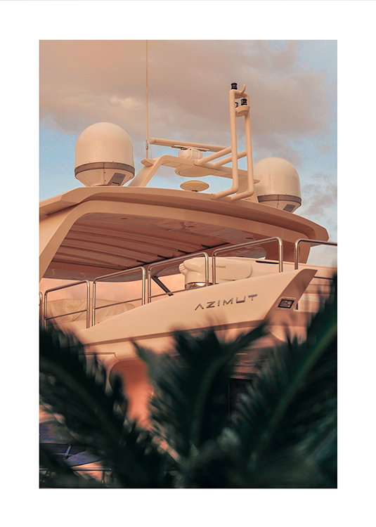 Púder yacht életstílus fotó poszter