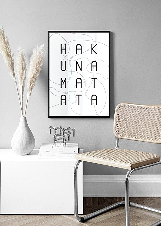 Hakuna Matata feliratos poszter