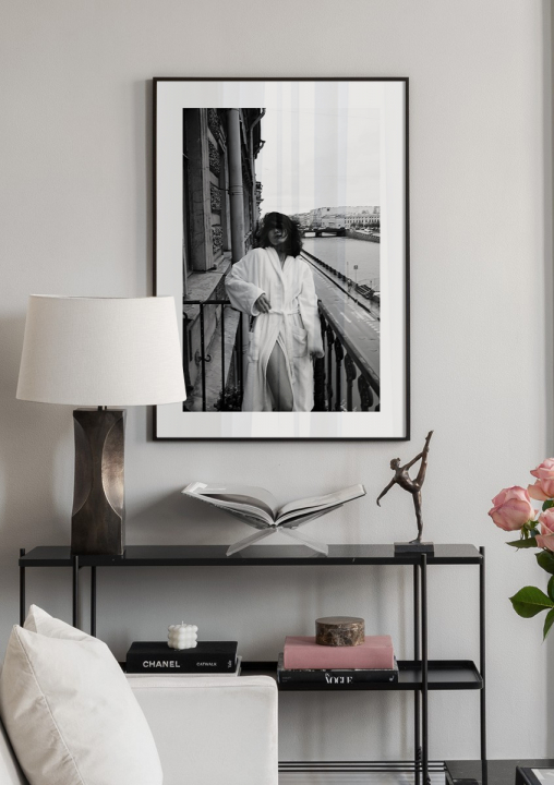 Párizsi nő életstílus fotó poszter