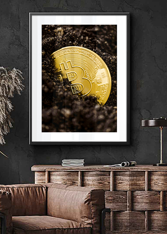 Bitcoin életstílus fotó poszter